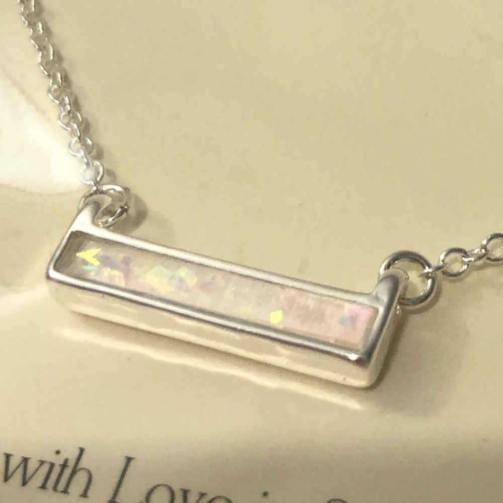 ๐ The2Bandits Athens Necklace Iridescent Stone - Picture 3 of 4
